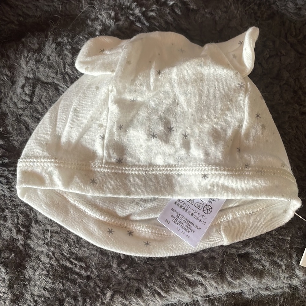 2/$20 NWT! PETIT BATEAU BABY HAT - stars!